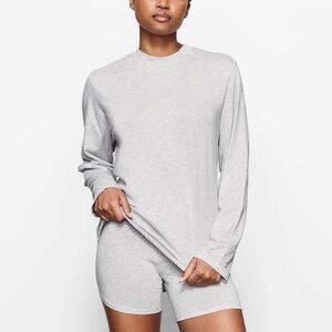 SKIMS Boyfriend Long Sleeve T-Shirt